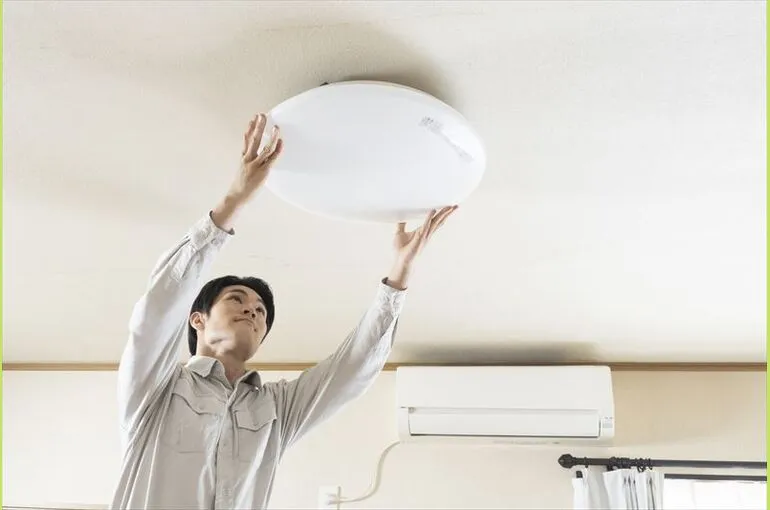 照明器具取付の手順